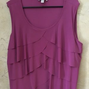 Ruffle tank